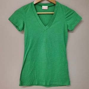 ALLOY V-Neck T-Shirt - Green
